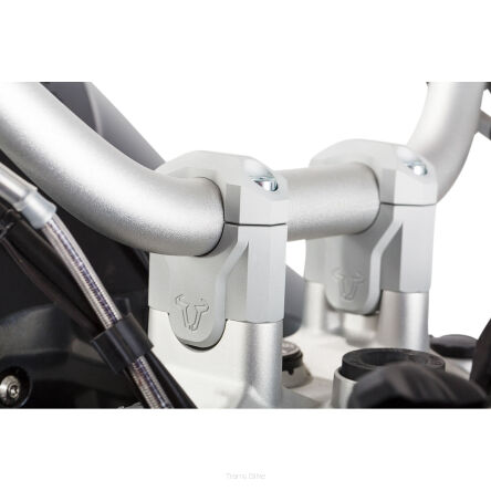 Reisery podwyższenie kierownicy o 28 mm srebrne  BMW R1200 / 1250 GS ADV  13-