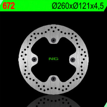 NG 672 TARCZA HAMULCOWA PRZÓD 