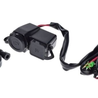 GNIAZDO ZAPALNICZKI + 2 x USB MOTOCYKL SKUTER ATV