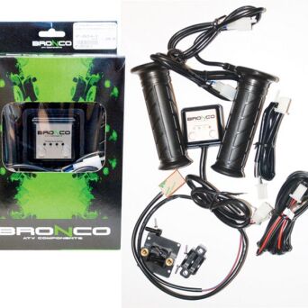        BRONCO MANETKI PODGRZEWANE ATV + PODGRZEWACZ KCIUKA - SREBRNY STEROWNIK