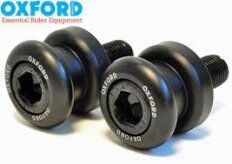 OXFORD ROLKI (SLIDERY)  OF726  WKRĘCANE DO WAHACZA M10 (gwint 1.25) KOLOR CZARNY DEDYKOWANE DO KAWASAKI ZX6R(>06), ZX10 (>06), ZZR1400, Z750,Z1000,VERSYS,ER