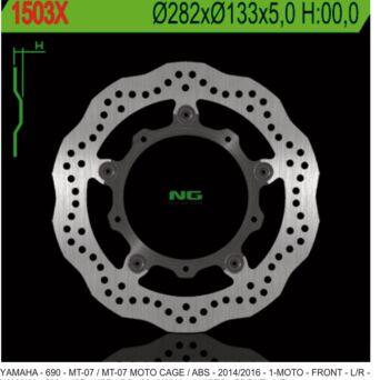  NG TARCZA HAMULCOWA PRZÓD YAMAHA MT-07 '14-'17, XSR 700 '15-'17 WAVE